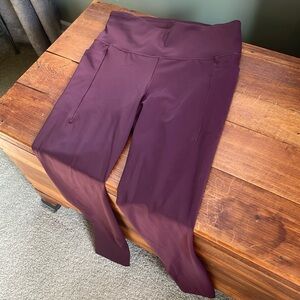 Wine colored CALIA leggings